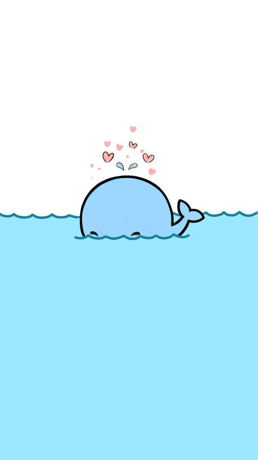whale cartoon cute. Cute Whale Vector Illustration